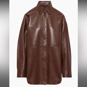 NWOT Aritzia Babaton Pell Shirt Jacket